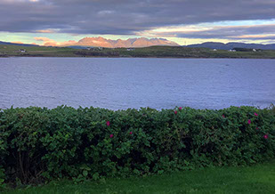 Stunning Sea Views of the Isle of Skye and Cuillin Mountains can be seen from Tigh Beag Na Mara Self Catering Accommodation