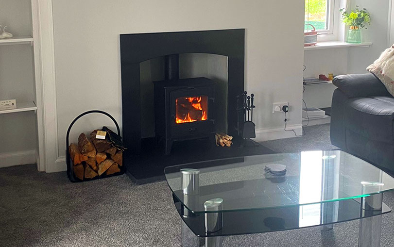 Enjoy a Woodburning Stove at our Self Catering Accommodation near Dunvegan