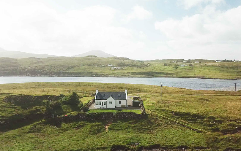 Tigh Beag Na Mara self catering accommodation is located below Macleods tables offering stunning mountain and sea views