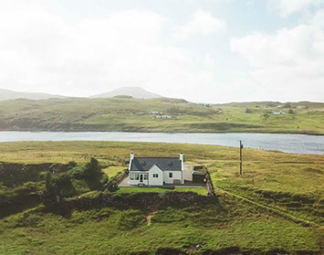 Tigh Beag Na Mara self catering accommodation is located below Macleods tables offering stunning mountain and sea views