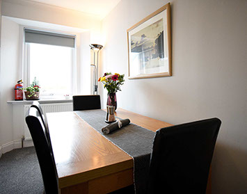 Tigh Beag Na Mara Dining Table with WIFI Internet Access