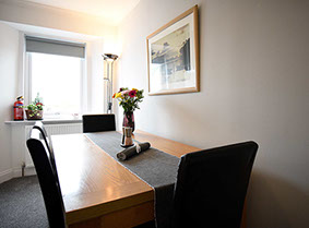 Tigh Beag Na Mara Dining Table with WIFI Internet Access