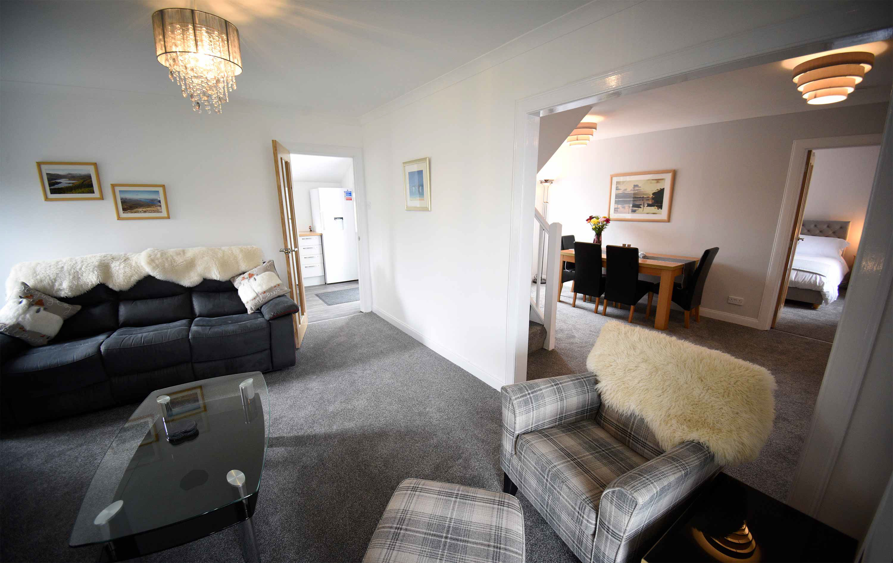 Tigh Beag Na Mara Open Plan Cottage Self Catering Accommodation near Dunvegan with Sea Views Private Parkin and WIFI